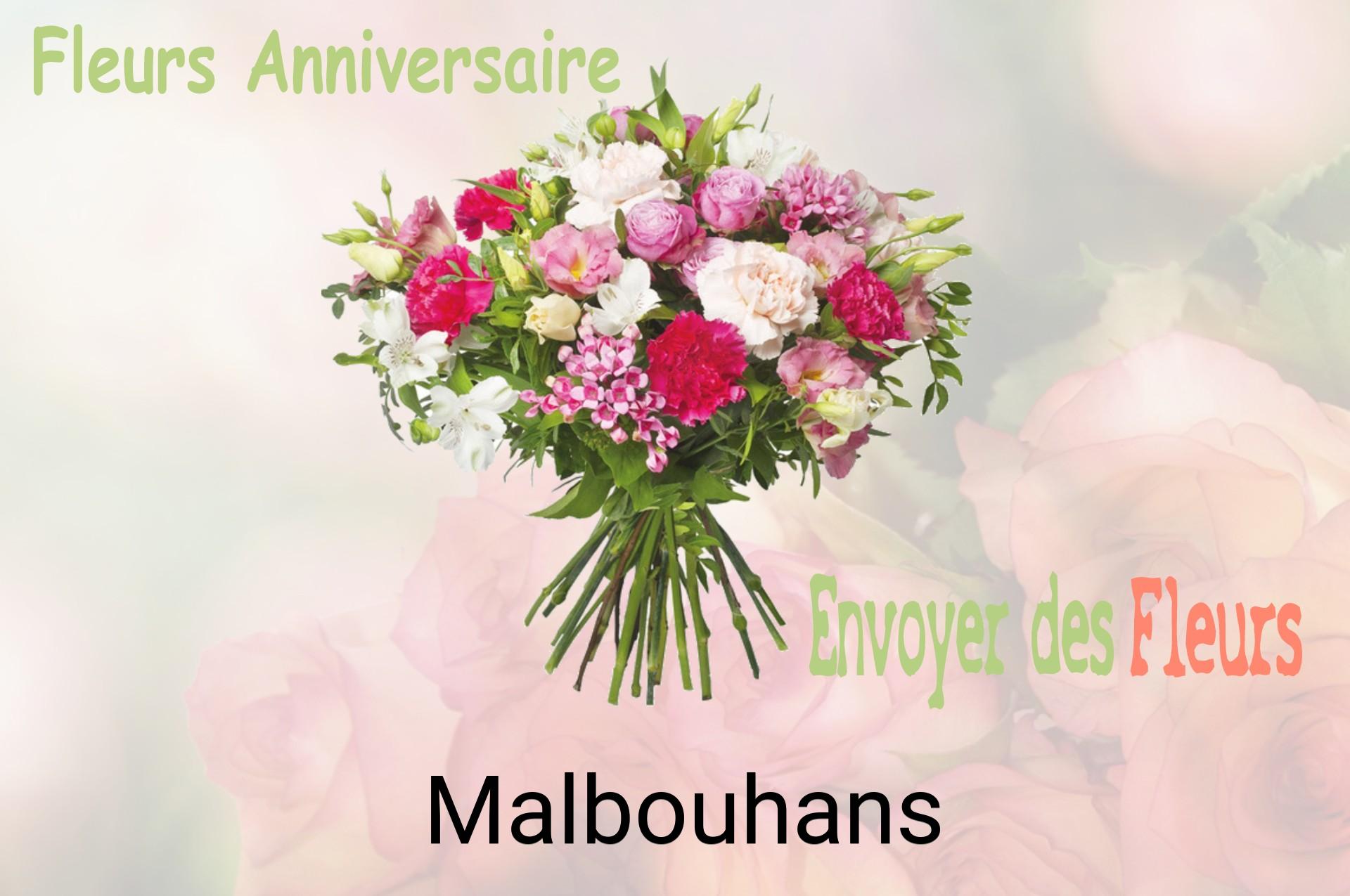 Bouquet de fleurs d’anniversaire livré à Malbouhans